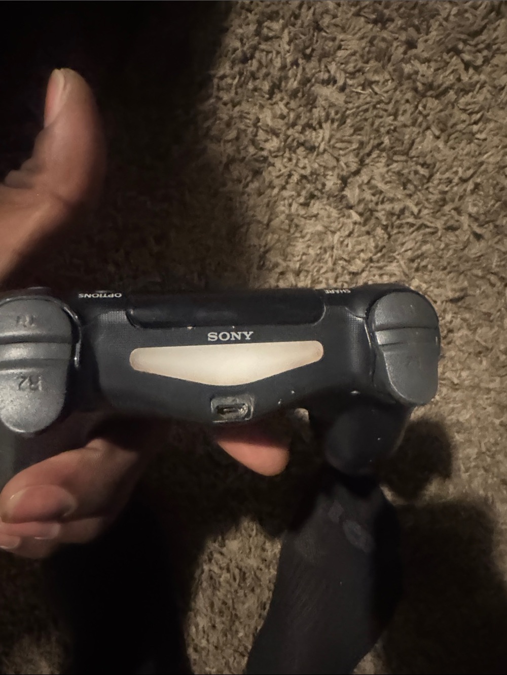 Sony Black DualShock 4 Wireless Controller with Light Bar